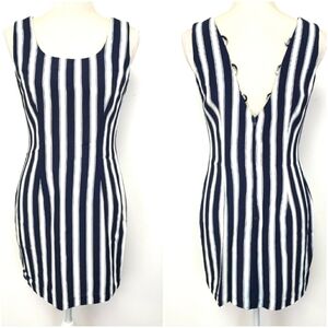 Donna Ricco New York Petites Striped Tank Dress 6?